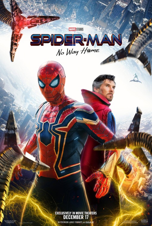 movie poster for Spider Man: No Way Home